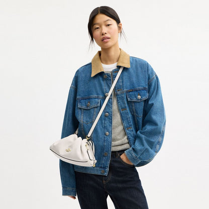 Coach Faye Shoulder Bag Gold Chalk