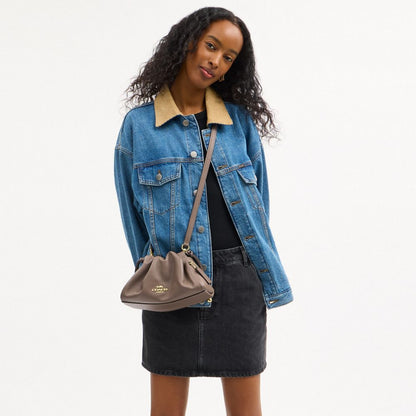 Coach Faye Shoulder Bag Gold Dark Stone