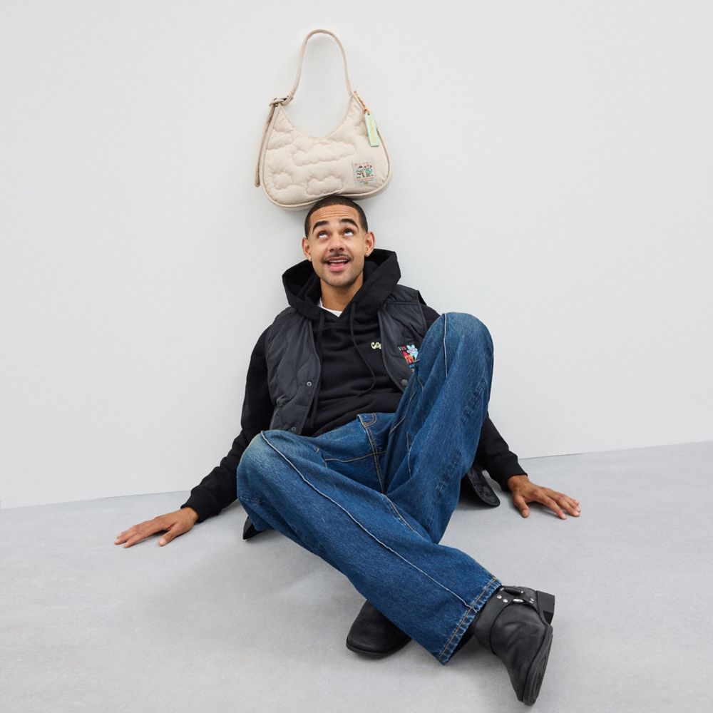 Coach Coachtopia Loop Ergo Bag With Cloud Quilting Cloud