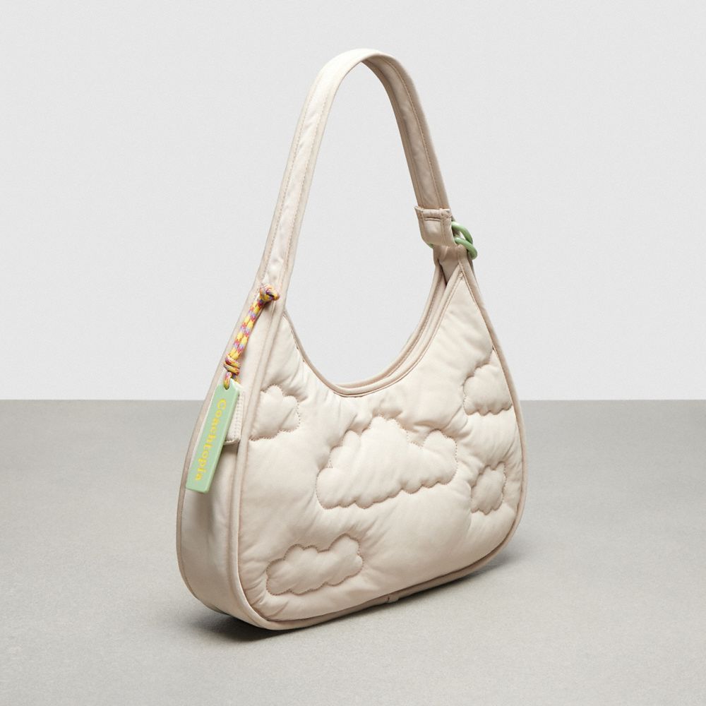 Coach Coachtopia Loop Ergo Bag With Cloud Quilting Cloud Seafoam Green
