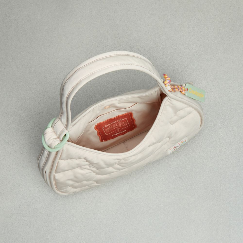 Coach Coachtopia Loop Ergo Bag With Cloud Quilting Cloud Seafoam Green