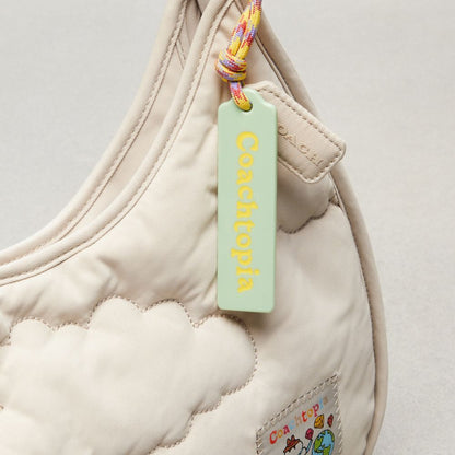 Coach Coachtopia Loop Ergo Bag With Cloud Quilting Cloud Seafoam Green