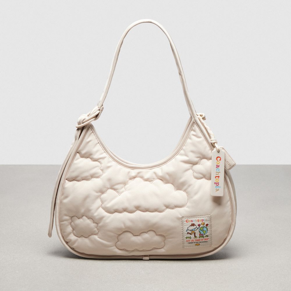 Coach Coachtopia Loop Ergo Bag With Cloud Quilting Cloud Cloud