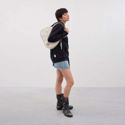 Coach Coachtopia Loop Ergo Bag With Cloud Quilting Cloud Cloud