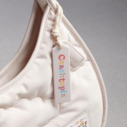 Coach Coachtopia Loop Ergo Bag With Cloud Quilting Cloud Cloud