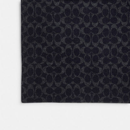 Coach Double Faced Wool Coat Navy Blue