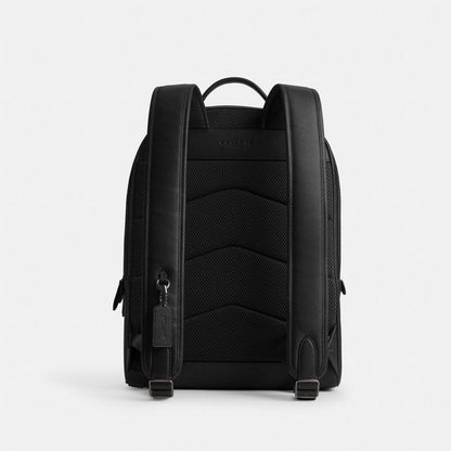 Coach Charter Backpack With Coach Graphic Black