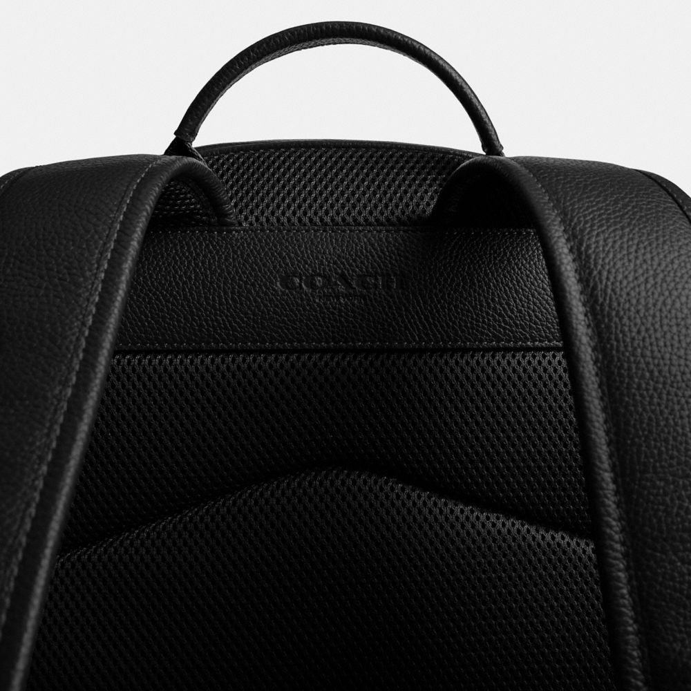 Coach Charter Backpack With Coach Graphic Black