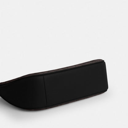 Coach Teri Shoulder Bag In Signature Canvas Gold Walnut Black