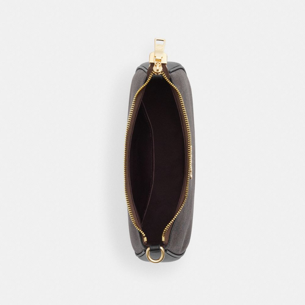 Teri Shoulder Bag In Signature Canvas Signature Canvas-Gold-Walnut-Black Signature Canvas-Gold-Walnut-Black