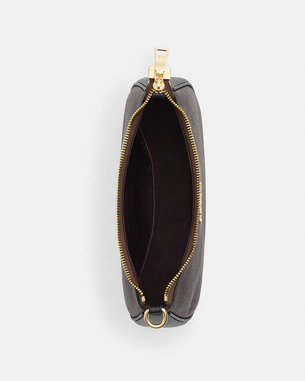 Teri Shoulder Bag In Signature Canvas Signature Canvas-Gold-Walnut-Black Signature Canvas-Gold-Walnut-Black