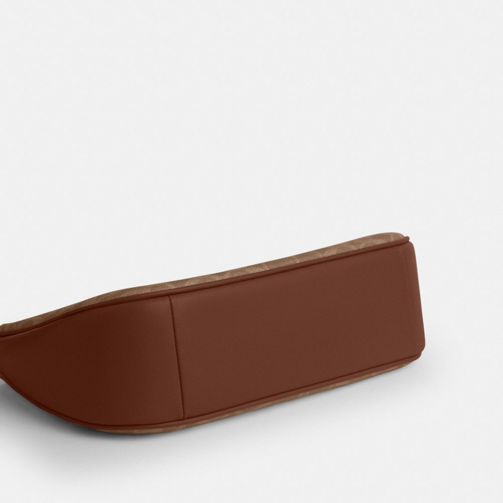 Coach Teri Shoulder Bag In Signature Canvas Gold Tan Brown