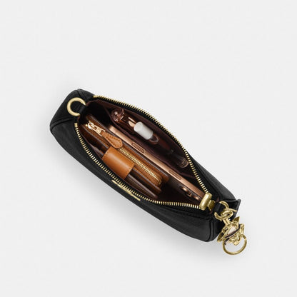 Coach Teri Shoulder Bag Gold Black