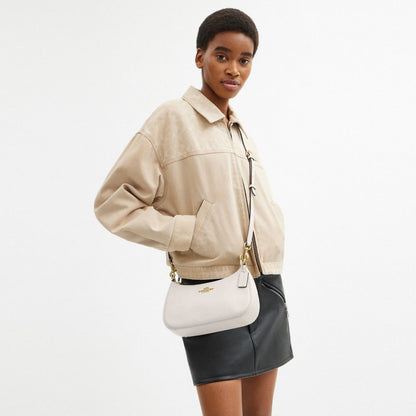 Coach Teri Shoulder Bag Gold Chalk