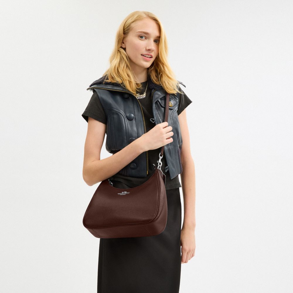 Coach Teri Hobo Bag Silver