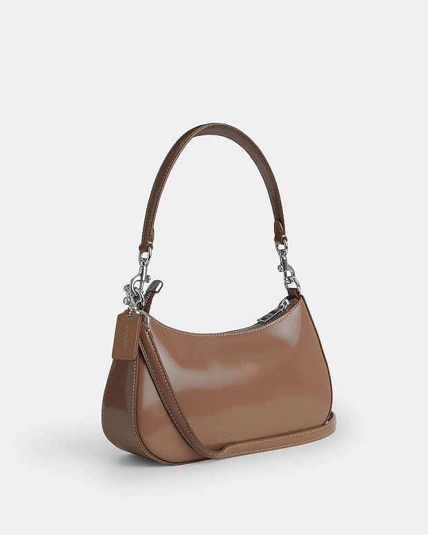 Teri Shoulder Bag Novelty Leather-Sv-Clay Novelty Leather-Sv-Clay