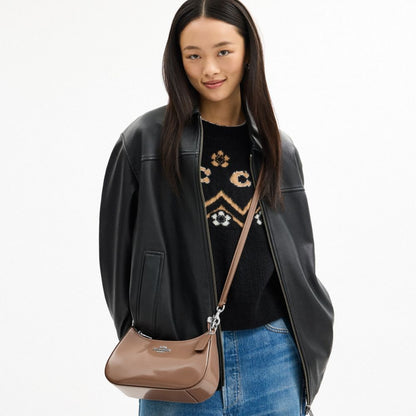 Coach Teri Shoulder Bag Silver