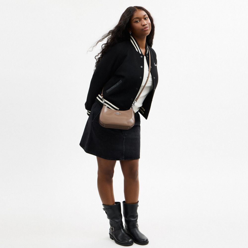 Coach Teri Shoulder Bag Silver