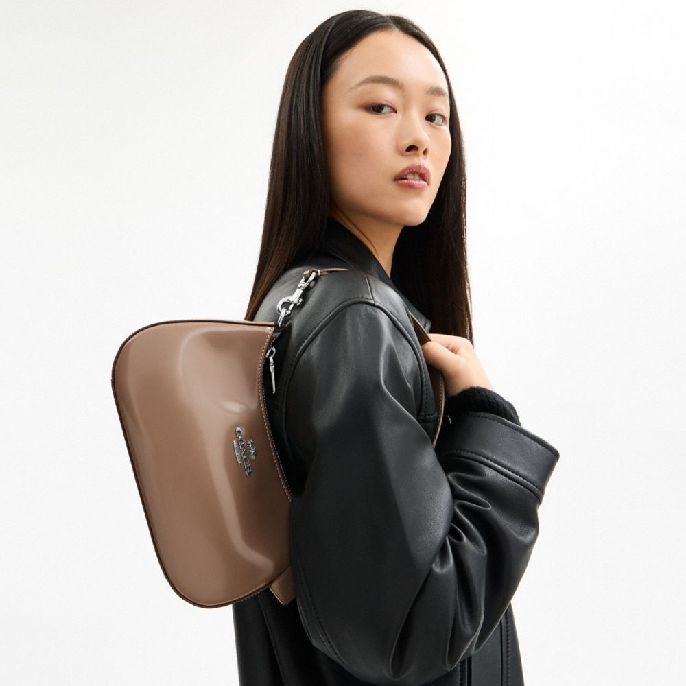 Coach Teri Shoulder Bag Silver