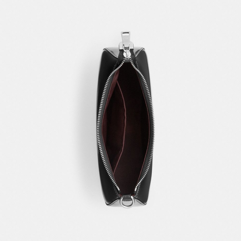Teri Shoulder Bag Novelty Leather-Silver-Black Novelty Leather-Silver-Black