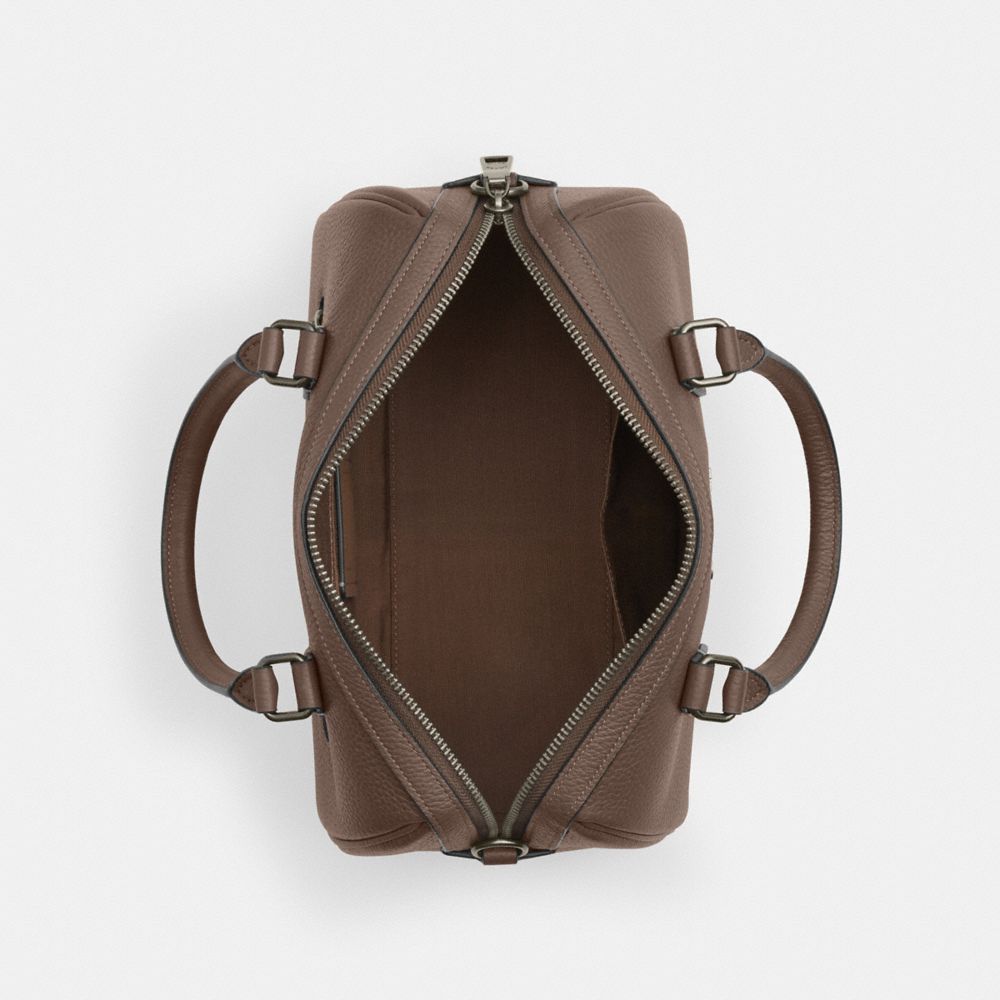 Coach Rowan Satchel Bag Gunmetal