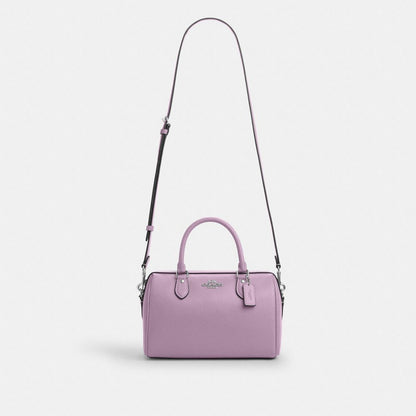Coach Rowan Satchel Bag Silver Jasmine