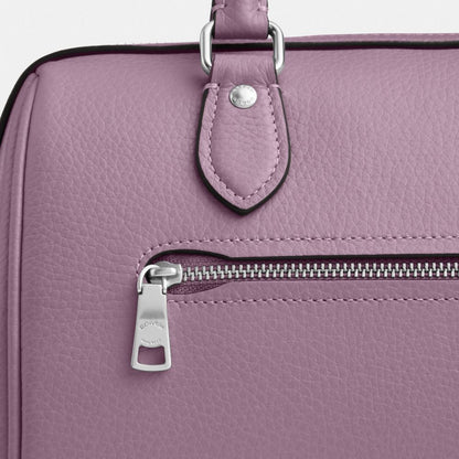 Coach Rowan Satchel Bag Silver Jasmine