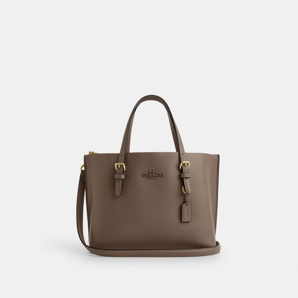Mollie Tote Bag 25 Leather-Gold-Dark Stone Leather-Gold-Dark Stone