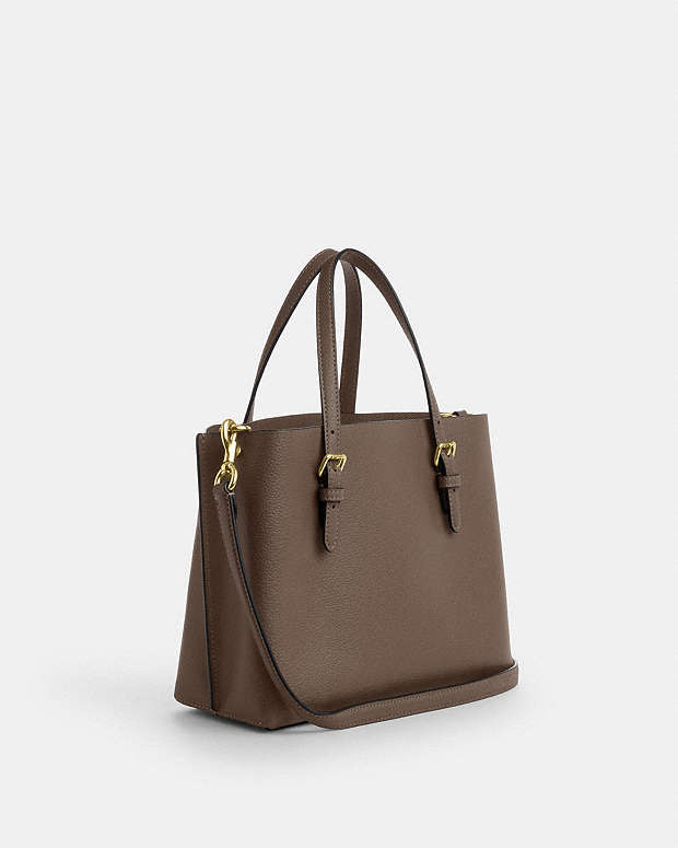 Mollie Tote Bag 25 Leather-Gold-Dark Stone Leather-Gold-Dark Stone