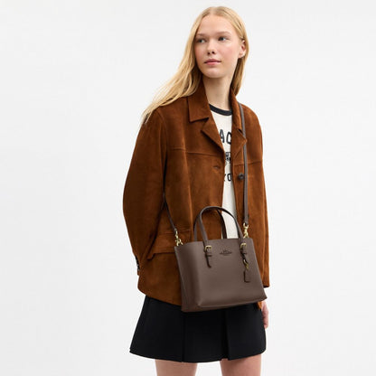 Coach Mollie Tote Bag 25 Gold Dark Stone