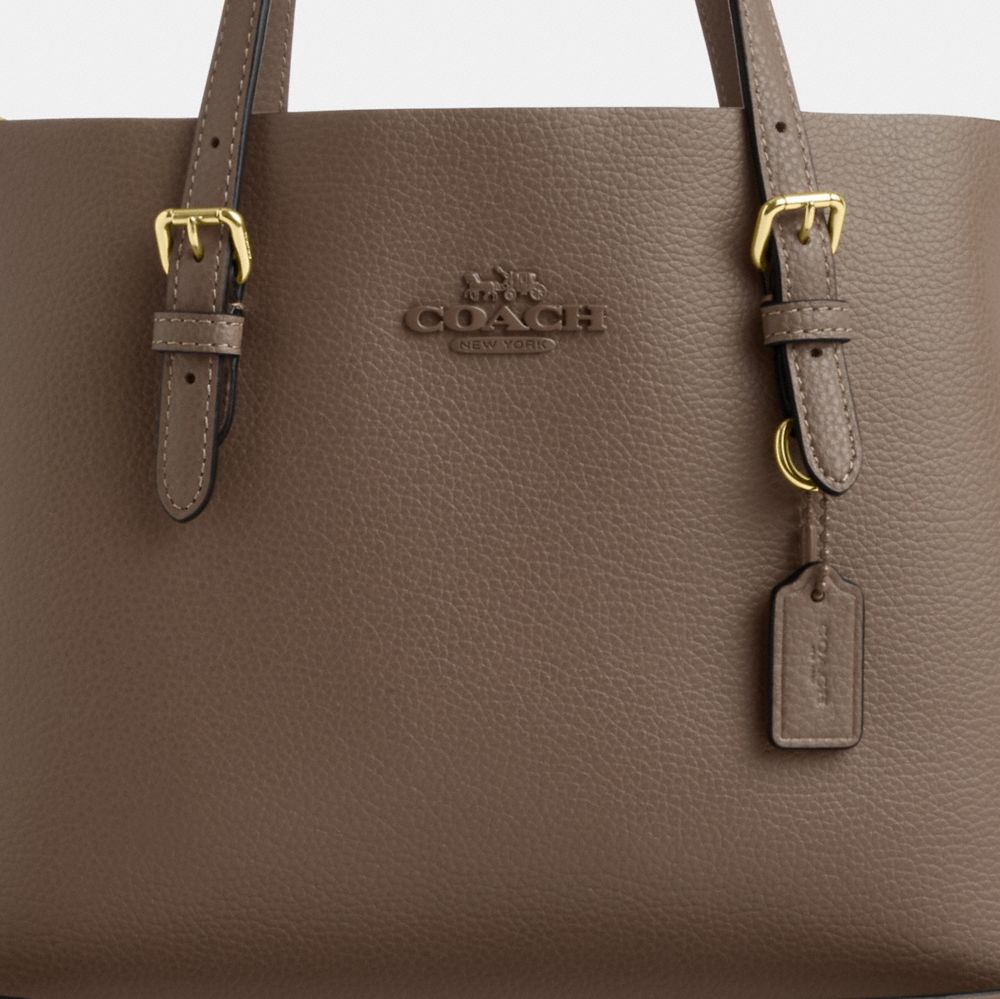 Coach Mollie Tote Bag 25 Gold Dark Stone