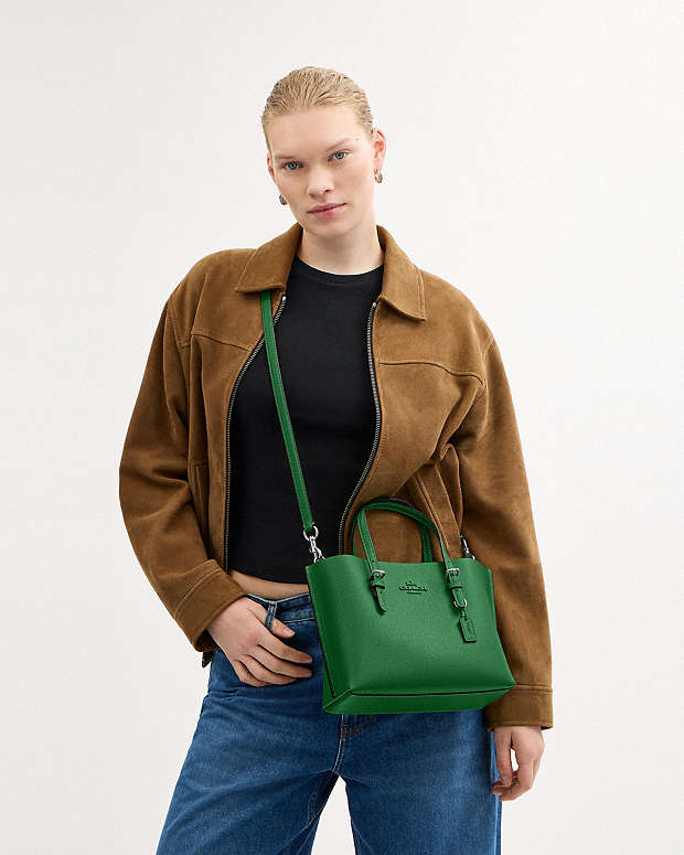 Mollie Tote Bag 25 Leather-Sv-Kelly Leather-Sv-Kelly