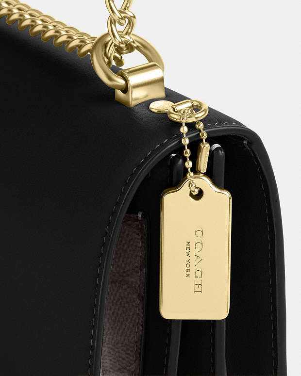 Klare Crossbody Bag In Signature Canvas Signature Canvas-Gold-Walnut-Black Signature Canvas-Gold-Walnut-Black