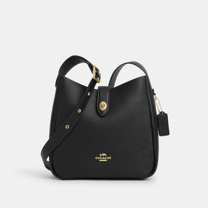 Coach Hadley Convertible Crossbody Bag Gold Black