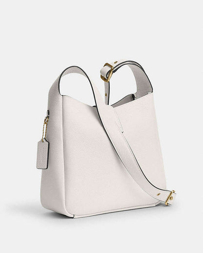 Hadley Convertible Crossbody Bag Pebbled Leather-Gold-Chalk Pebbled Leather-Gold-Chalk