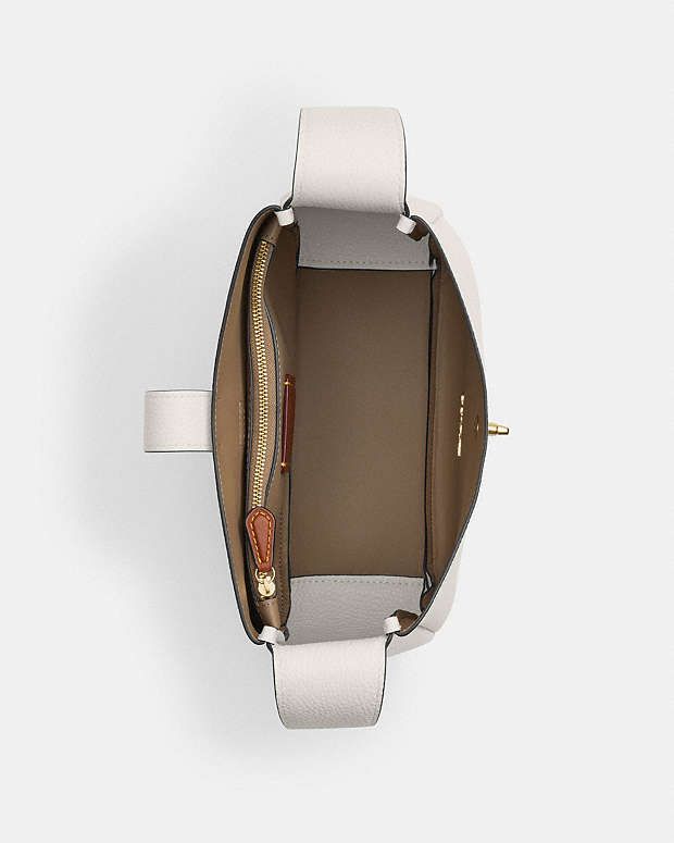 Hadley Convertible Crossbody Bag Pebbled Leather-Gold-Chalk Pebbled Leather-Gold-Chalk