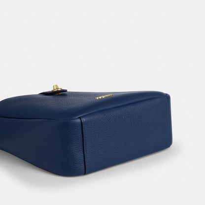 Coach Hadley Convertible Crossbody Bag Gold Deep Blue