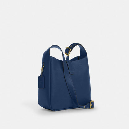 Coach Hadley Convertible Crossbody Bag Gold Deep Blue