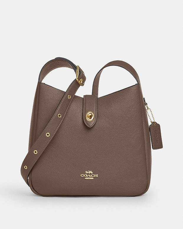 Hadley Convertible Crossbody Bag Pebbled Leather-Gold-Dark Stone Pebbled Leather-Gold-Dark Stone