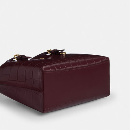Coach Mollie Tote Bag 25 Im Dark Wine