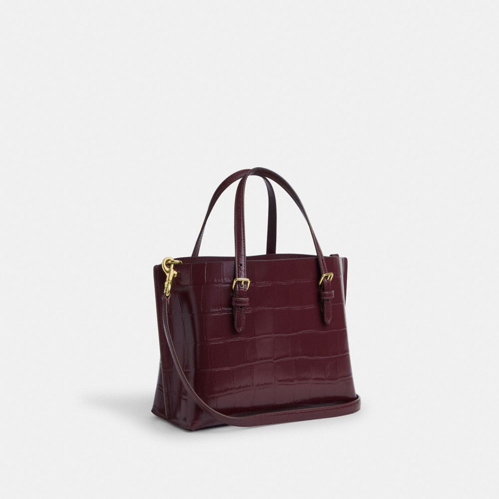 Coach Mollie Tote Bag 25 Im Dark Wine