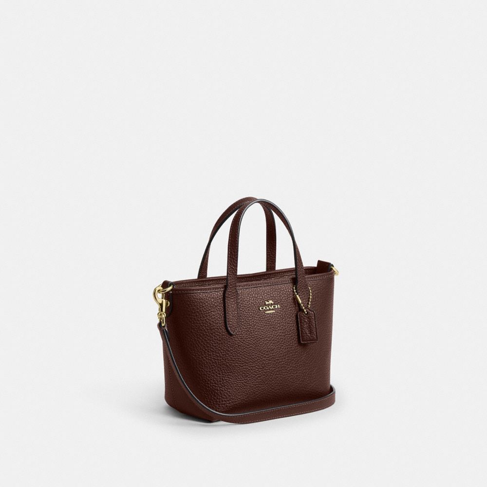 Coach City Mini Tote Bag Gold/Maple