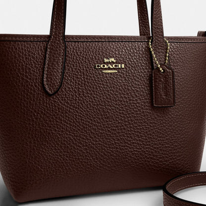 Coach City Mini Tote Bag Gold/Maple