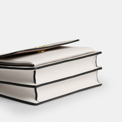 Coach Mini Klare Crossbody Bag In Signature Canvas Gold Sand Chalk