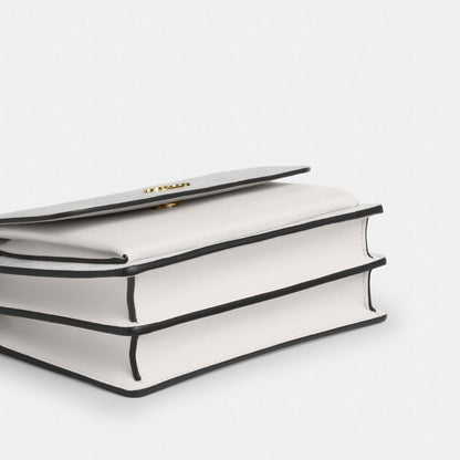 Coach Mini Klare Crossbody Bag In Signature Canvas Gold White Chalk