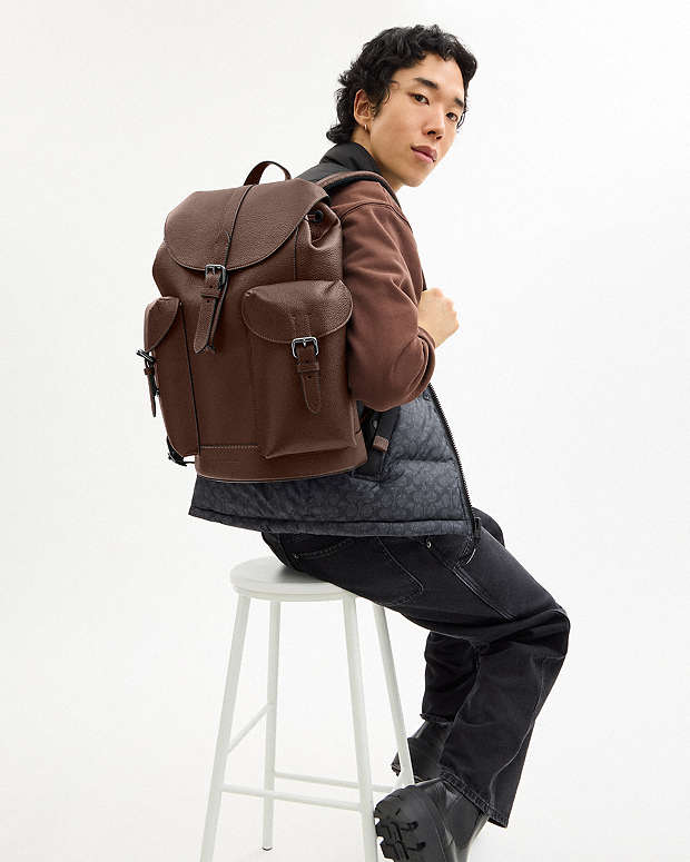 Warner Backpack Silver-Maple Silver-Maple