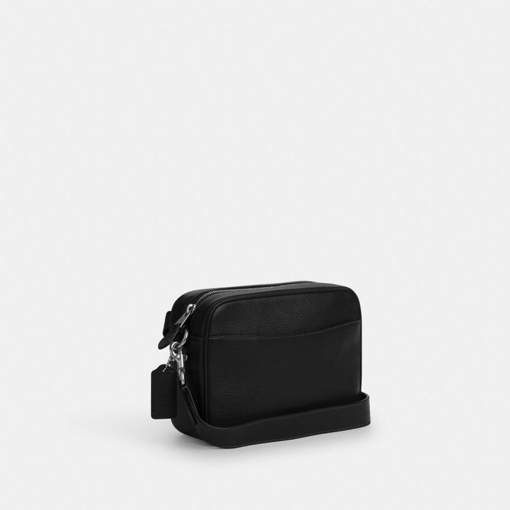 Coach Warner Crossbody Bag Silver Black