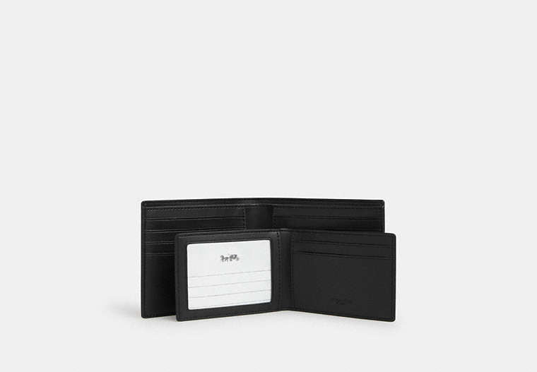 3 In 1 Wallet In Signature Camo Print Signature Canvas-Grey Multi. Signature Canvas-Grey Multi.