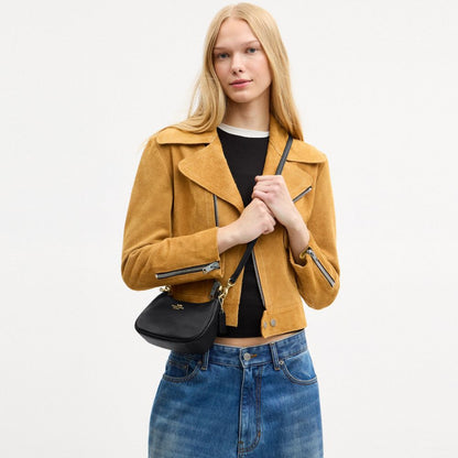 Coach Teri Mini Crossbody Bag Gold Black