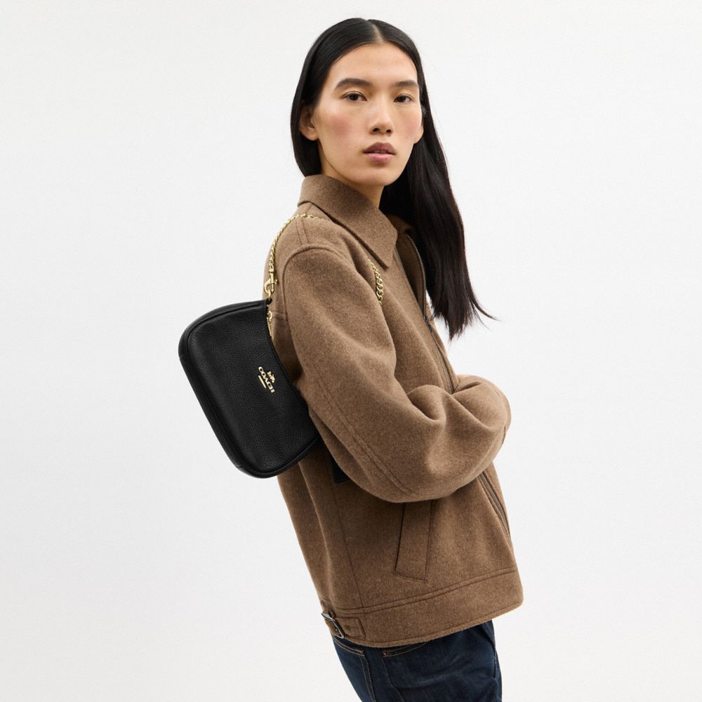 Coach Teri Mini Crossbody Bag Gold Black